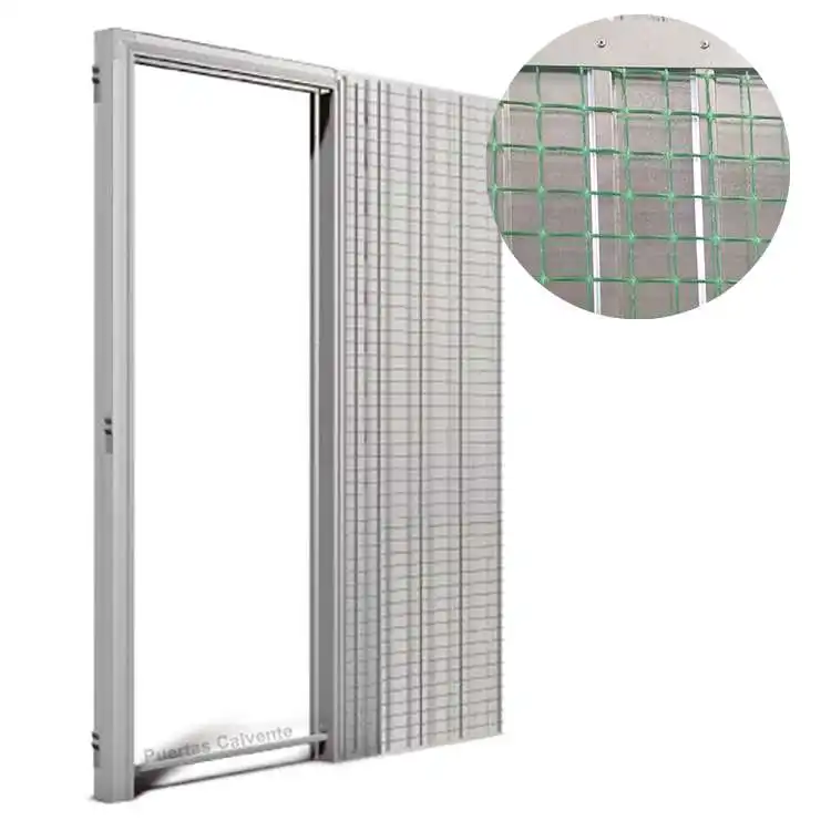 Armazón metálico o casoneto para puerta corredera empotrada con detalle de malla para enlucido de yeso o pladur